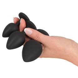 Black Velvets Kit 3 Plugs Bijou Velvet Jewel Noir